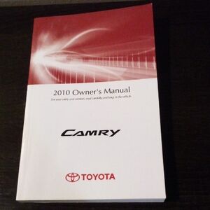 Camry 2010 Owner's Manual - Red Cover